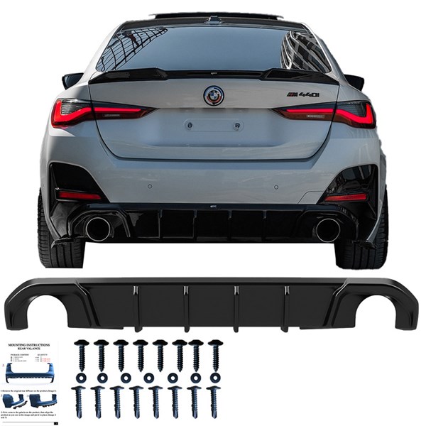 Bakre stötfångarkjol (Diffusor) BMW 4 G26 2021- Oneway OW RV21045 OneWay Bakre stötfångarkjol (Diffusor) BMW 4 G26 2021- Oneway OW RV21045 OneWay