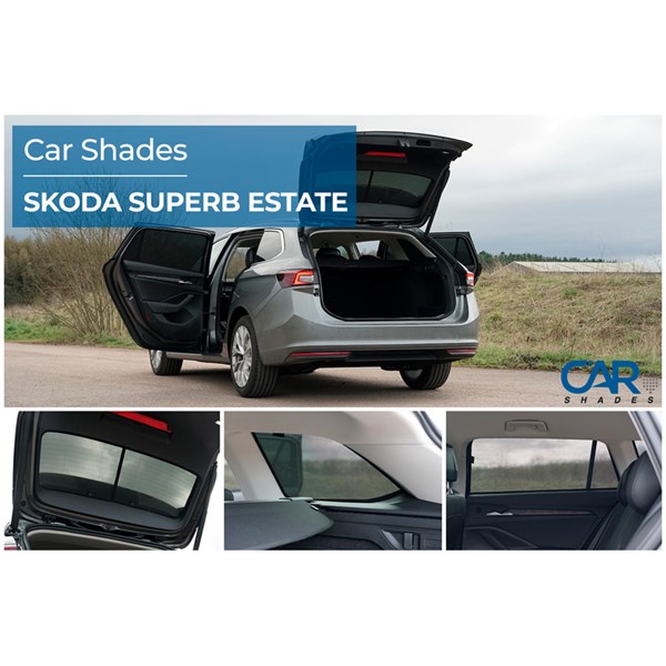 Solskydd Skoda SuperB IV Kombi, Bak Car shades PV SKSUPED Car Shades Solskydd Skoda SuperB IV Kombi, Bak Car shades PV SKSUPED Car Shades