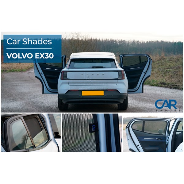 Solskydd Volvo EX30, Bak Car shades PV VOEX305A18 Car Shades Solskydd Volvo EX30, Bak Car shades PV VOEX305A18 Car Shades