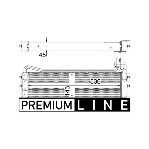 Oljekylare, motor Mahle CLC 110 000P MAHLE