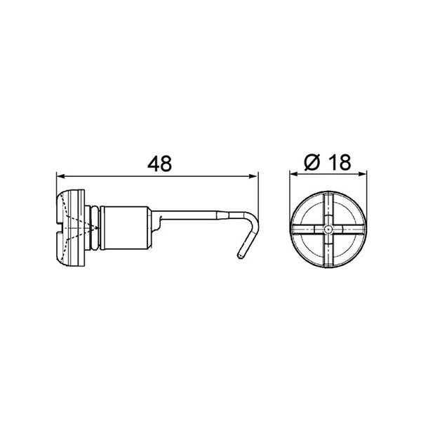 Skruv, kylarlock Mahle CRX 49 000P MAHLE