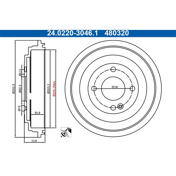 Bromstrumma, Bakaxel Ate 24.0220-3046.1 ATE Bromstrumma, Bakaxel Ate 24.0220-3046.1 ATE