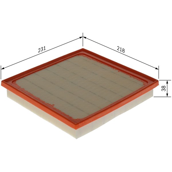 Luftfilter Bosch F 026 400 743 BOSCH