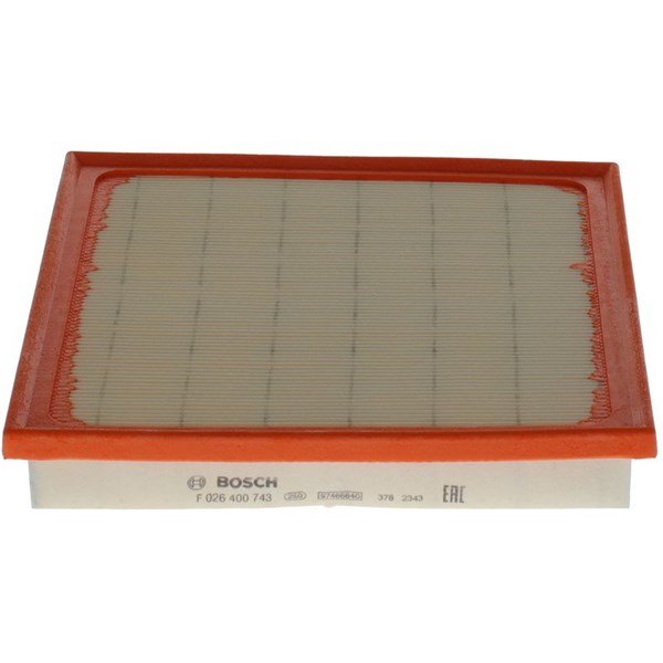 Luftfilter Bosch F 026 400 743 BOSCH Luftfilter Bosch F 026 400 743 BOSCH