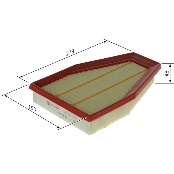 Luftfilter Bosch F 026 400 755 BOSCH