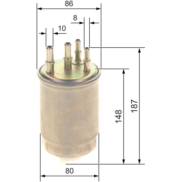 Bränslefilter Bosch F 026 402 244 BOSCH Bränslefilter Bosch F 026 402 244 BOSCH