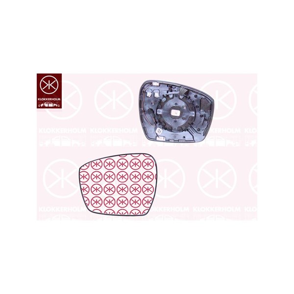 Backspegelglass, Vänster Klokkerholm 25881063A1 KLOKKERHOLM