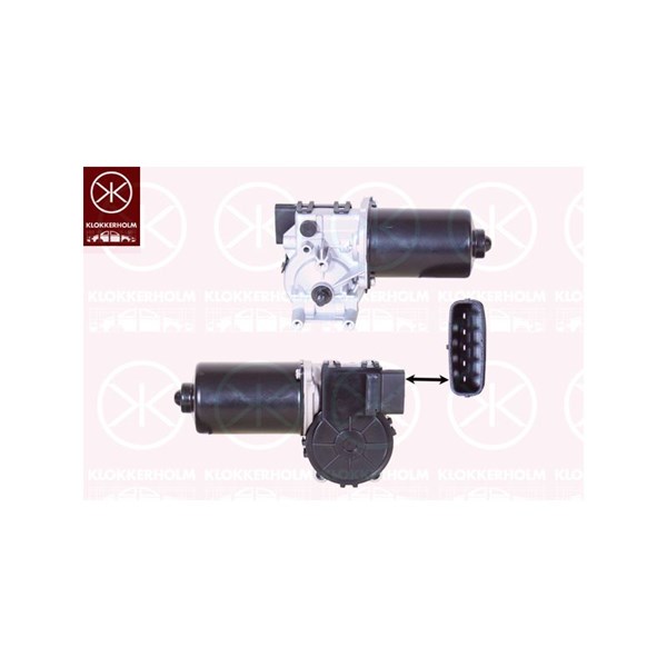 Torkarmotor 12V, Fram Klokkerholm 32673270 KLOKKERHOLM