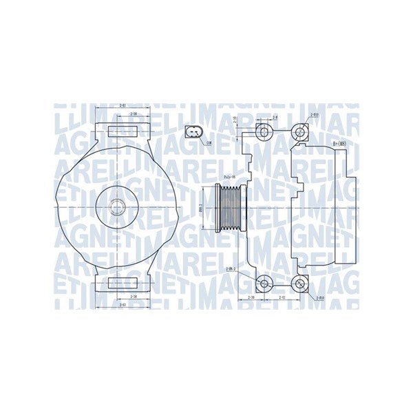 Generator 14V 110A Magneti marelli 063731773010 MAGNETI MARELLI Generator 14V 110A Magneti marelli 063731773010 MAGNETI MARELLI