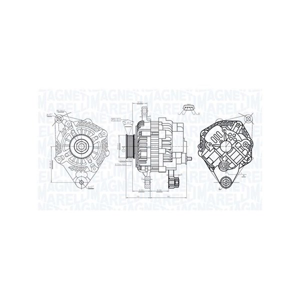Generator 12V 90A Magneti marelli 063733526010 MAGNETI MARELLI Generator 12V 90A Magneti marelli 063733526010 MAGNETI MARELLI