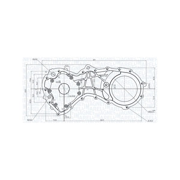 Oljepump Magneti marelli 351516000050 MAGNETI MARELLI