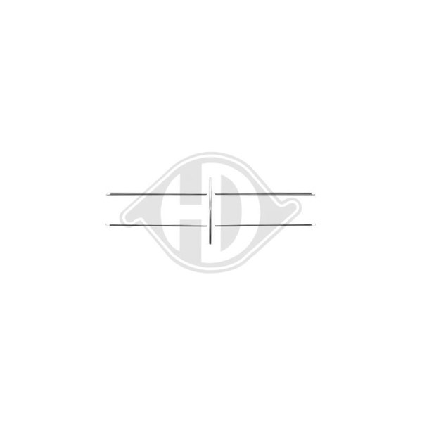 Prydnads- / Skyddslistsats, kylargaller Diederichs 1670141 DIEDERICHS