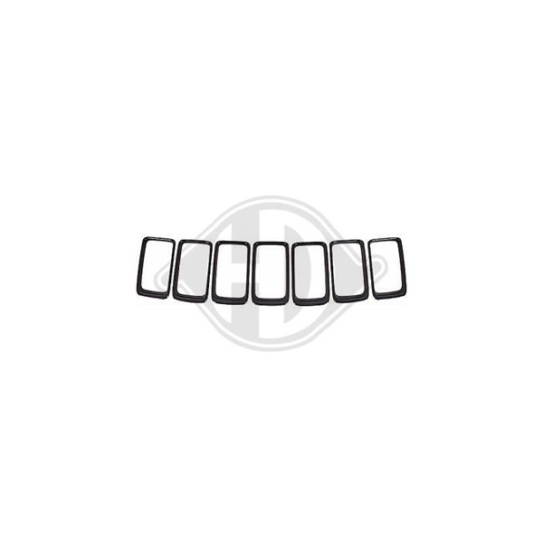 Prydnads- / Skyddslistsats, kylargaller Diederichs 2613142 DIEDERICHS