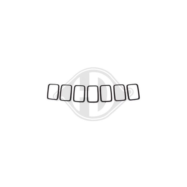Prydnads- / Skyddslistsats, kylargaller Diederichs 2613243 DIEDERICHS