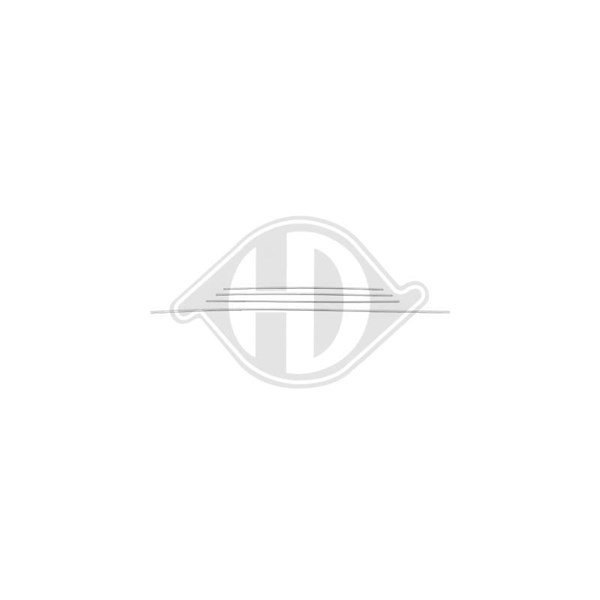 Prydnads- / Skyddslistsats, kylargaller, Nedre Diederichs 4234144 DIEDERICHS