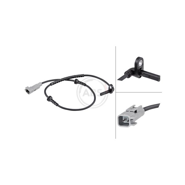 ABS-givare, Sensor, hjulvarvtal, Framaxel A.b.s. 30086 A.B.S.