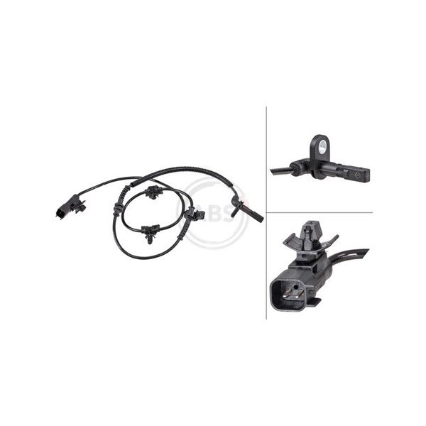 ABS-givare, Sensor, hjulvarvtal, Framaxel A.b.s. 32074 A.B.S.