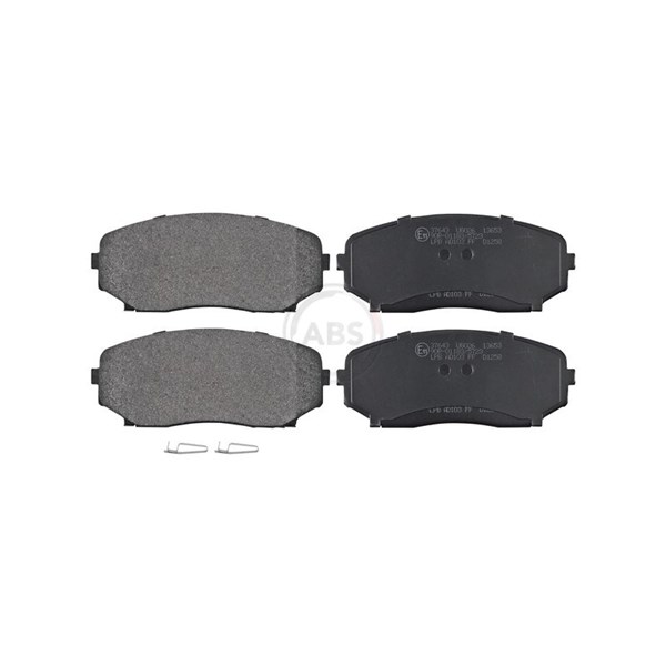Bromsbeläggsats, Framaxel, Bakaxel A.b.s. 37643 A.B.S. Bromsbeläggsats, Framaxel, Bakaxel A.b.s. 37643 A.B.S.