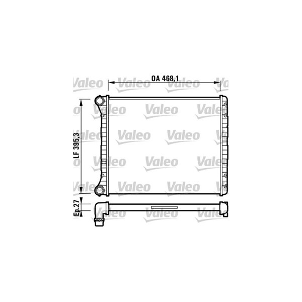 Kylare, motorkylning Valeo 732785 VALEO