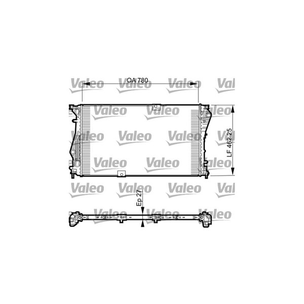 Kylare, motorkylning Valeo 735599 VALEO