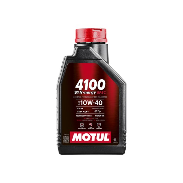 Motorolja 4100 Syn-nergy Spec 10W-40 A3/B4, 1L Motul 112890 MOTUL