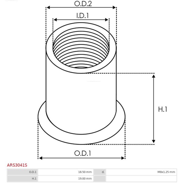 Reparationssats, generator As-pl ARS3041S AS-PL Reparationssats, generator As-pl ARS3041S AS-PL