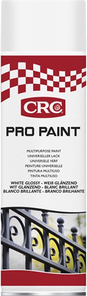 Sprayfärg CRC Pro Paint White Glossy aerosol, 500 ml Crc 33140 CRC