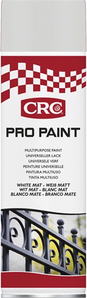 Sprayfärg CRC Pro Paint White Matt aerosol, 500 ml Crc 33141 CRC
