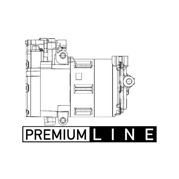 Kompressor, klimatanläggning 288V Mahle ACP 1453 000P MAHLE