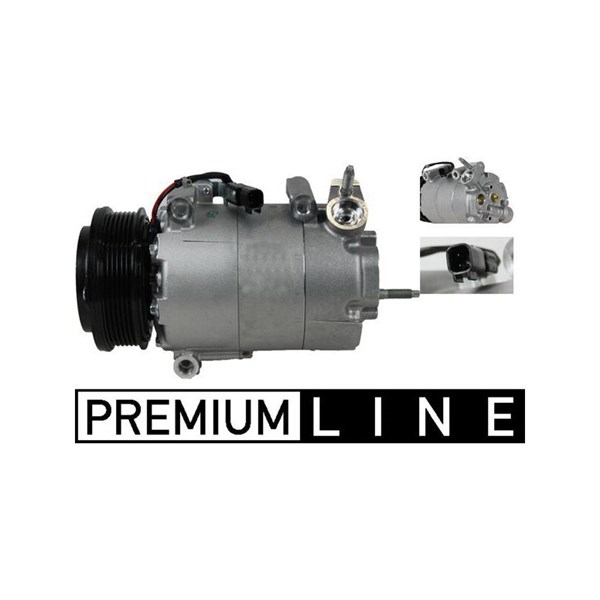 Kompressor, klimatanläggning 12V Mahle ACP 552 000P MAHLE