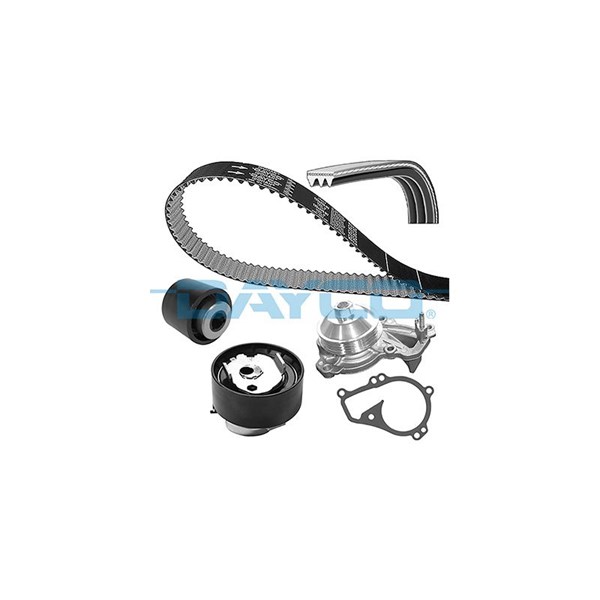 Kamremskit med vattenpump Dayco KBIOWP140 DAYCO