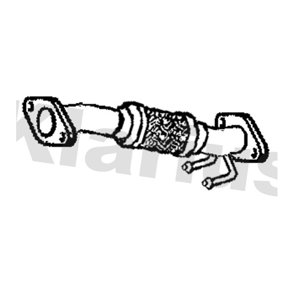 Avgasrör, Universal, Fram Klarius 110720 Klarius