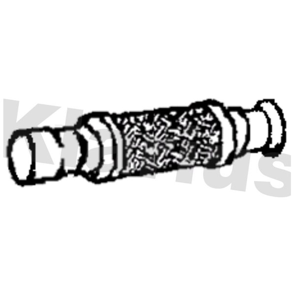 Avgasrör, Universal, Fram Klarius 110852 Klarius