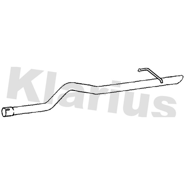 Avgasrör, Universal, Bak Klarius 150475 Klarius