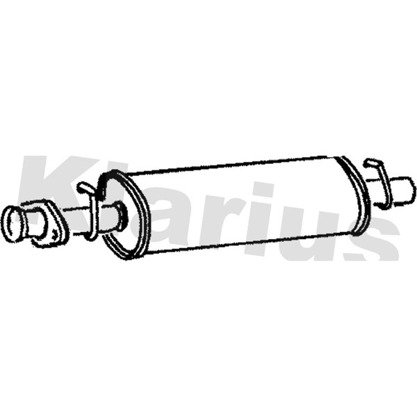 Mittenljuddämpare Klarius 220511 Klarius