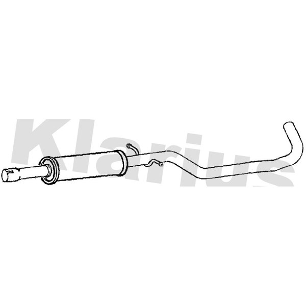 Mittenljuddämpare Klarius 223129 Klarius Mittenljuddämpare Klarius 223129 Klarius