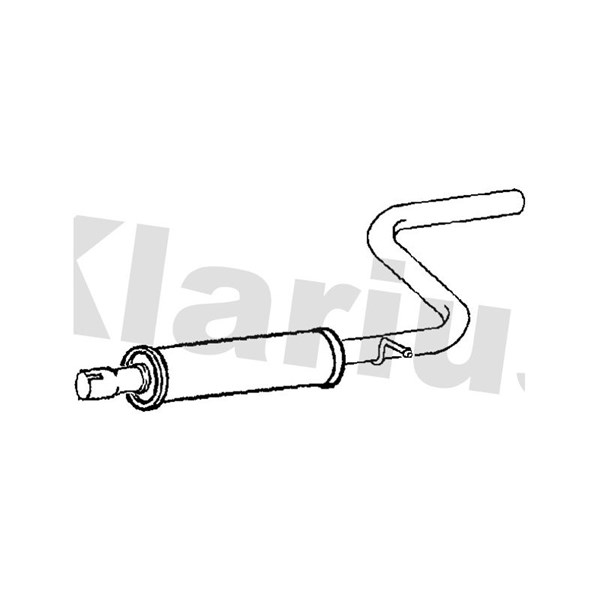 Mittenljuddämpare, Universal Klarius 231191 Klarius Mittenljuddämpare, Universal Klarius 231191 Klarius