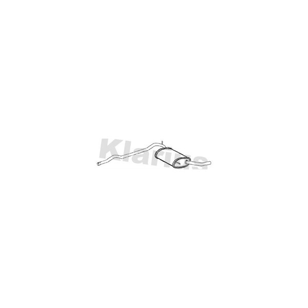 Bakre ljuddämpare, Universal Klarius 250946 Klarius Bakre ljuddämpare, Universal Klarius 250946 Klarius