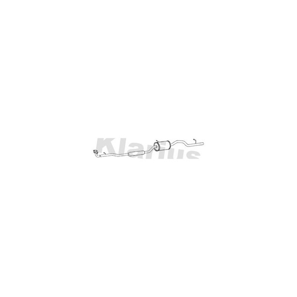 Bakre ljuddämpare, Universal Klarius 270910 Klarius