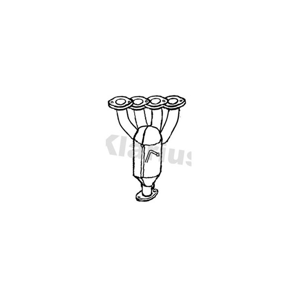 Katalysator Klarius 325311 Klarius Katalysator Klarius 325311 Klarius