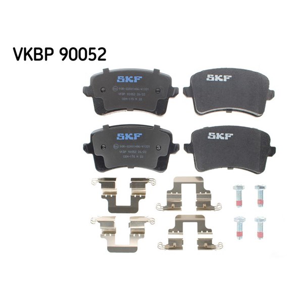 Bromsbeläggsats, Bakaxel Skf VKBP 90052 SKF