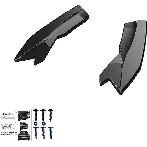 Bakre Sido Diffusorer Audi RS3 8V SB 2015-2016 Oneway OW RS11046 OneWay