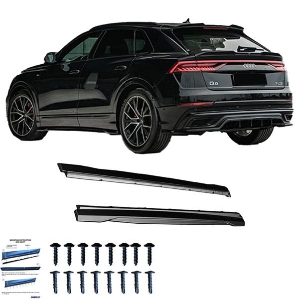 Sidokjolar Audi Q8 S-Line & SQ8 MK1 2018-2023 Oneway OW SS10047 OneWay Sidokjolar Audi Q8 S-Line & SQ8 MK1 2018-2023 Oneway OW SS10047 OneWay
