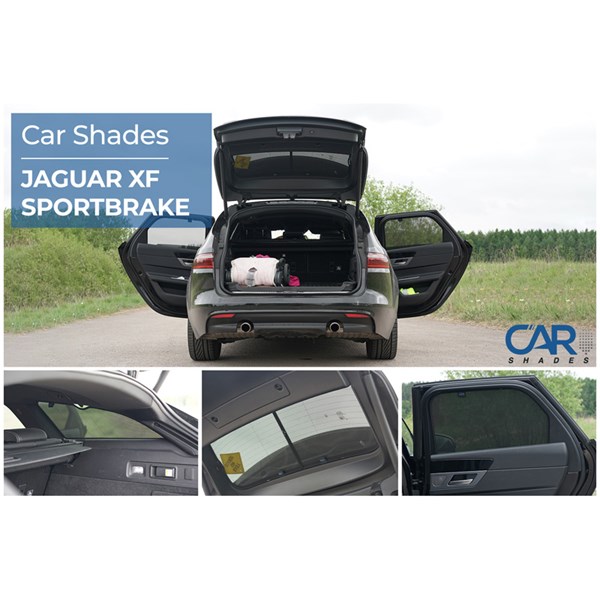 Solskydd Jaguar XF II (X260) Sportbrake 2017-, Bak Car shades PV Car Shades Solskydd Jaguar XF II (X260) Sportbrake 2017-, Bak Car shades PV Car Shades