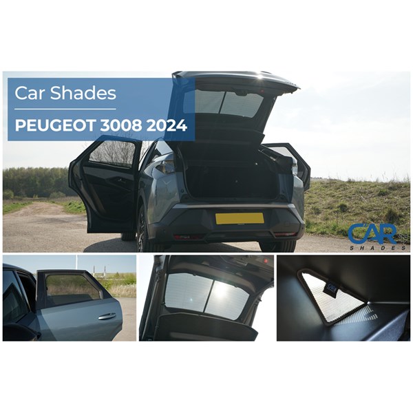 Solskydd Peugeot 3008 III 2024-, Bak Car shades PV PE30085C Car Shades Solskydd Peugeot 3008 III 2024-, Bak Car shades PV PE30085C Car Shades