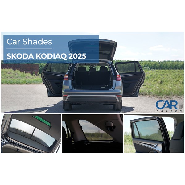 Solskydd Skoda Kodiaq II (PS7) 2024-, Bak Car shades PV SKKOD5B Car Shades Solskydd Skoda Kodiaq II (PS7) 2024-, Bak Car shades PV SKKOD5B Car Shades