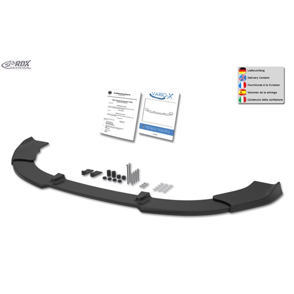 Front spoiler Fiat Qubo & Fiorino (225) 2016-2024 Rdx racedesign  RDX Racedesign