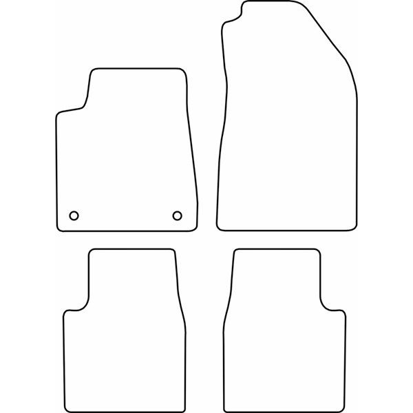 Textilmatta, kupé Citroën C3 Aircross 2024-, Fram eller bak Autos AutoStyle Textilmatta, kupé Citroën C3 Aircross 2024-, Fram eller bak Autos AutoStyle