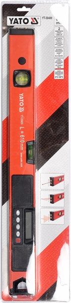 Digitalt vattenpass med laser 610mm, Universal Yato YT-30400 Yato