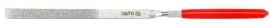 Diamantnålfil platt 3x140x50mm, Universal Yato YT-6140 Yato Diamantnålfil platt 3x140x50mm, Universal Yato YT-6140 Yato